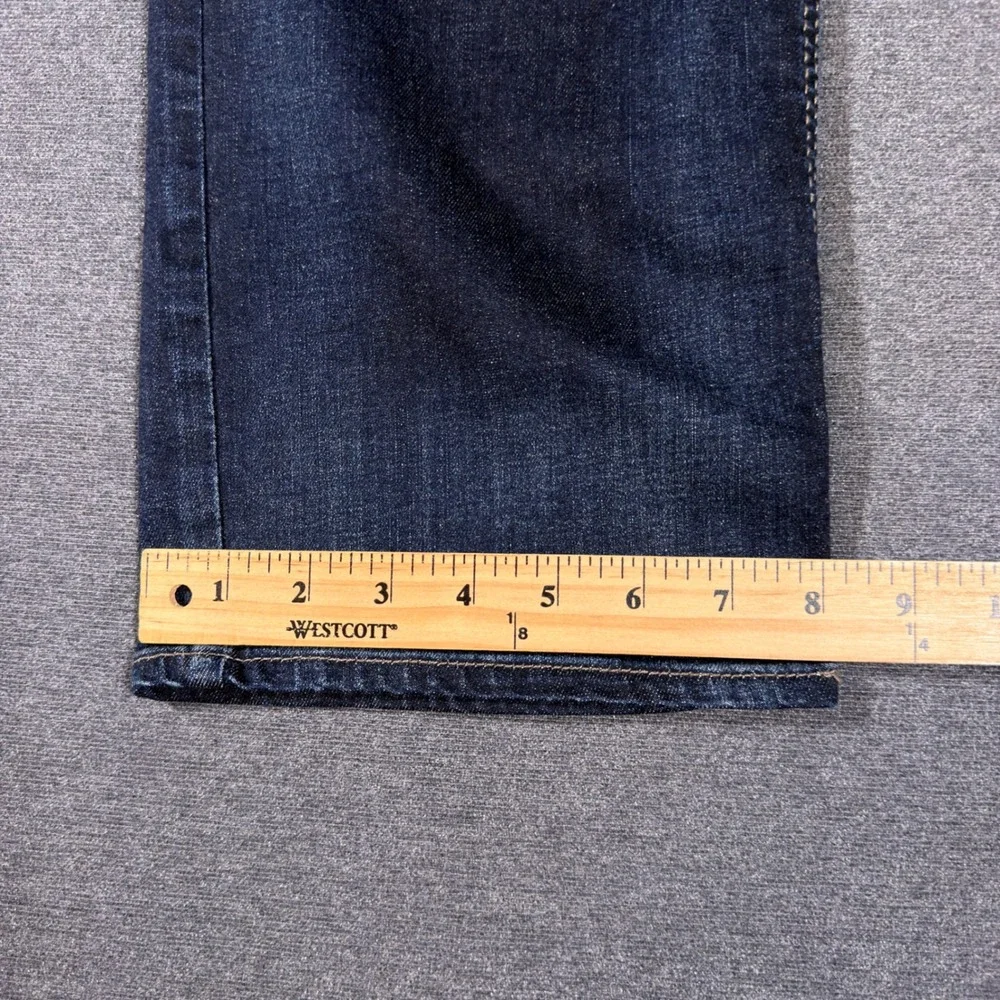 Silver Jeans Allan Men 34x30 Blue Slim Leg Classic Dark Wash Stretch Denim